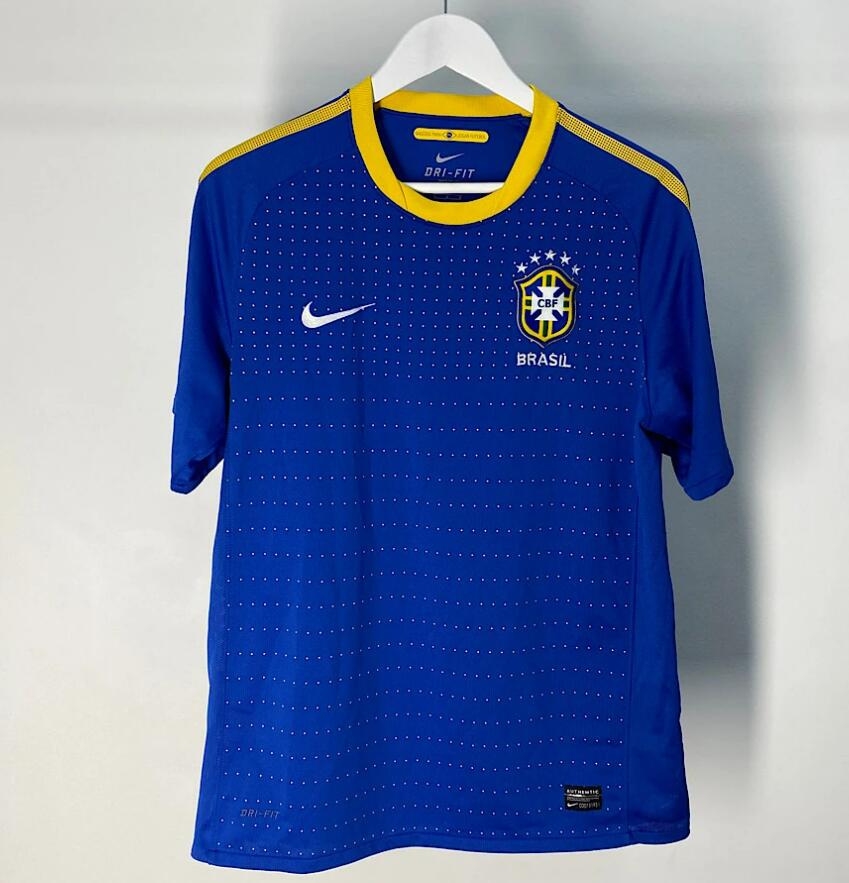 2010-11 Brazil Retro Away Kit Soccer Jersey